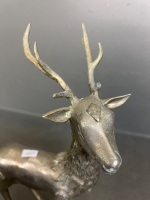 Silver-Tone Metal Deer Decor - 3