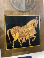 Handpainted Indian Mini Marwai Horse Painting - 3