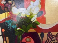 Mixed Media Painting 'Deco Terrace No.4' - By Kent.W.Smith - 2