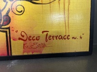 Mixed Media Painting 'Deco Terrace No.4' - By Kent.W.Smith - 3