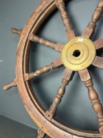 Large Ship's Wheel - 3