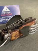 Antique Swiss Knife with Bone Handles - 2