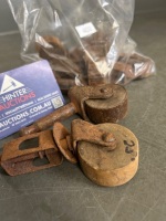 Lot of Small Wooden Furniture Legs/Wheels - 2