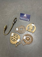 Brass Hat Hook and Belt Buckles