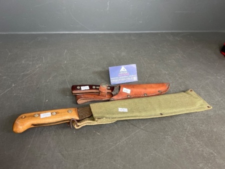 Jungle Knife and Hunting Knife