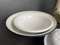 Enamelware - Jug, Colander and Pot inc White Porcelain Dish - REMOVED BY VENDOR - 4