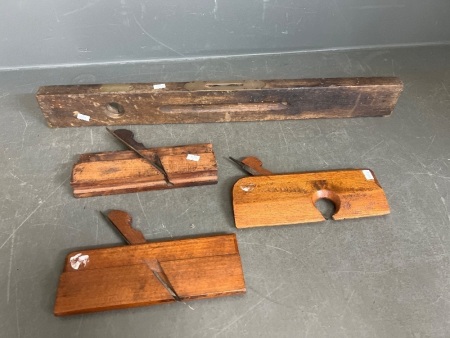 Vintage Rebate - Shaping Planes and Carpenters Level - REMOVED BY VEDOR