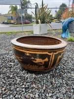 Asian-Style Decorative Garden Pot
