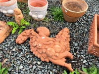 Large Lot of Terracotta Decorative Items - 3