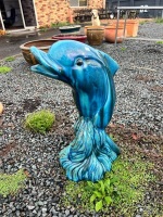 Large Decorative Ceramic Dolphin