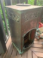 Beautiful Small Antique Copper Fireplace - 2