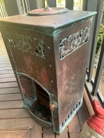 Beautiful Small Antique Copper Fireplace - 4