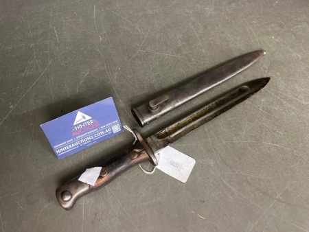 Siam Thailand Type 45 1903 Bayonet with Scabbard