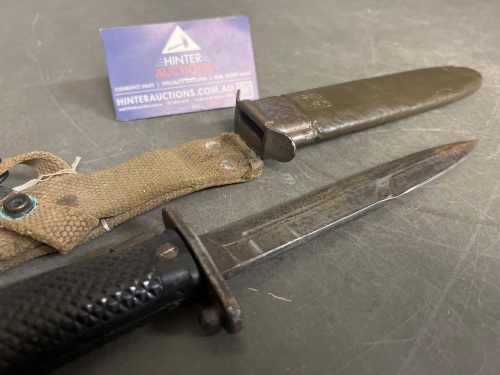 US M5A1 Bayonet paired with M8A1 Scabbard