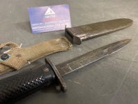 US M5A1 Bayonet paired with M8A1 Scabbard