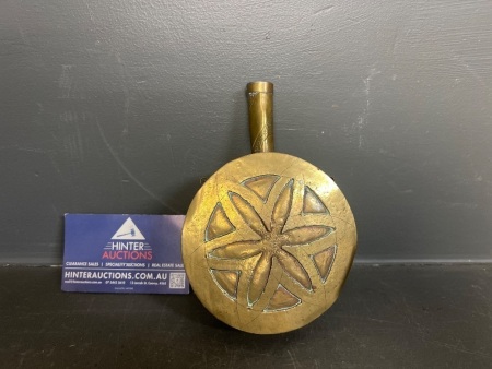 Vintage Brass and Copper Powder Flask
