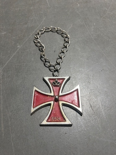 WWI Imperial German 1914 Iron Cross Plaque
