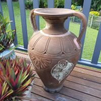 Asstd Collection of Terracotta & Glazed Ceramic Pots - Fishbowl Pot As Is - 2