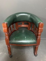 Victorian Style Captains Desk Chair