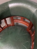 Victorian Style Captains Desk Chair - 3