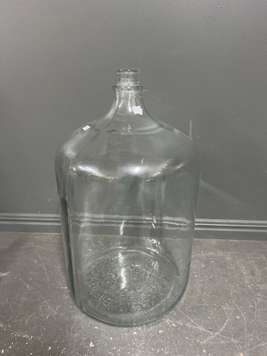 Marked Glass Demijohn - 1975, 6 1/2 Gallon - Group Choice Lot with #270 - App 220mm