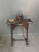 Antique Wooden Smoking Stand