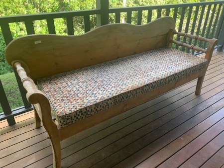 3 Seater Timber Daybed with Cushion
