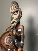 PNG Carved Fertility Figurer and Yam Mask - 2