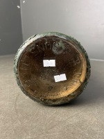 John Dewer and Sons LTD - Perth Scotland - Green Bound Bottle in Leather like Material - 3