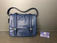 Navy Blue Oroton Handbag