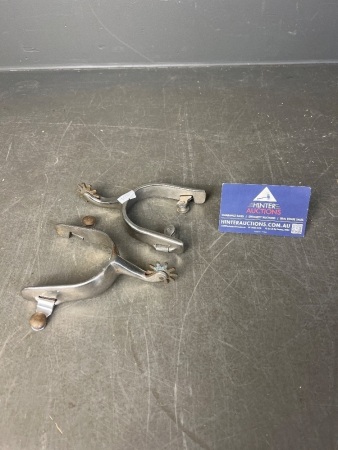 Vintage Style Stainless Steel Equestrian Riding Spurs