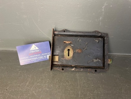 Antique Surface-Mounted Rim Lock