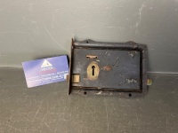Antique Surface-Mounted Rim Lock
