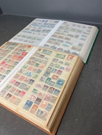 Stamp Albums - Mixed Nations x 2