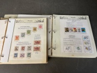 Stamp Albums - Australia - Hingeless Vo.2 (mint) - Vol.1 with Vol.2