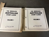 Stamp Albums - Australia - Hingeless Vo.2 (mint) - Vol.1 with Vol.2 - 2