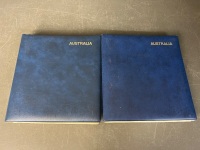 Stamp Albums - Australia - Hingeless Vo.2 (mint) - Vol.1 with Vol.2 - 3