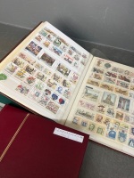 Stamp Albums - Czechoslovakia x 2 - Hungary - 3