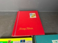Stamp Albums - Mixed Nations x 3 - 5