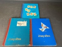 Stamp Albums - Mixed Nations x 3 - 4
