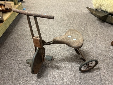 Vintage Metal Childrens Tricycle