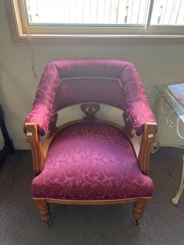 Red Captains Chair