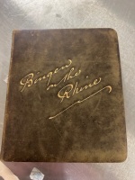 Leather Bingen on the Rhine poetry with Lithograph Illustrations - 1888