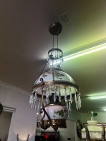 Victorian Hanging Kerosene Lamp