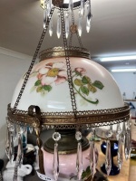 Victorian Hanging Kerosene Lamp - 3