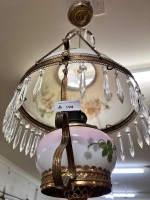 Victorian Hanging Kerosene Lamp - 5