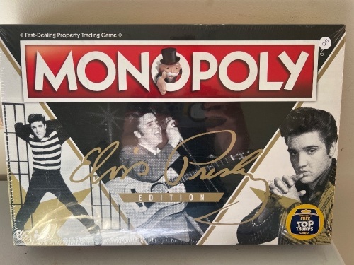 Elvis Presley MONOPOLY As New Set