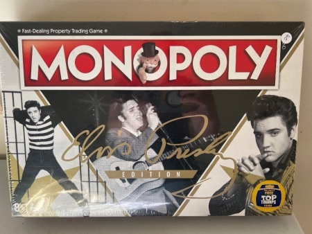 Elvis Presley MONOPOLY As New Set