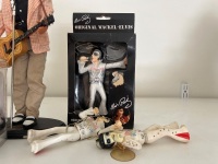 1993 Elvis 'Teen Idol' Doll with Original Wackel-Elvis Car Decorators - 2