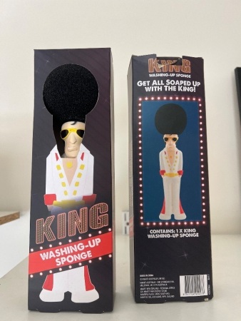 2 x Elvis Presley Themed Washing Up Sponges